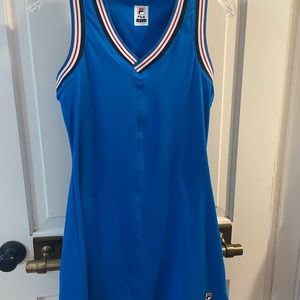 Fila Heritage tennis dress. Royal blue. Size Small. Worn 3x. Like new!